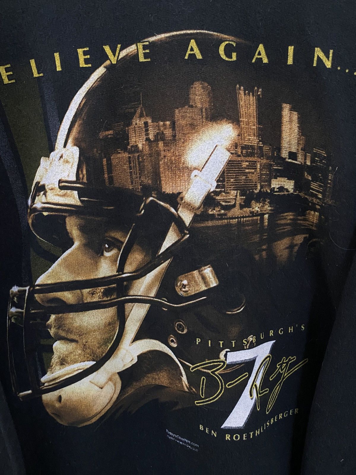 Jerzees Vintage Jeezers Ben Roethlisberger Size US M / EU 48-50 / 2 - 4 Thumbnail