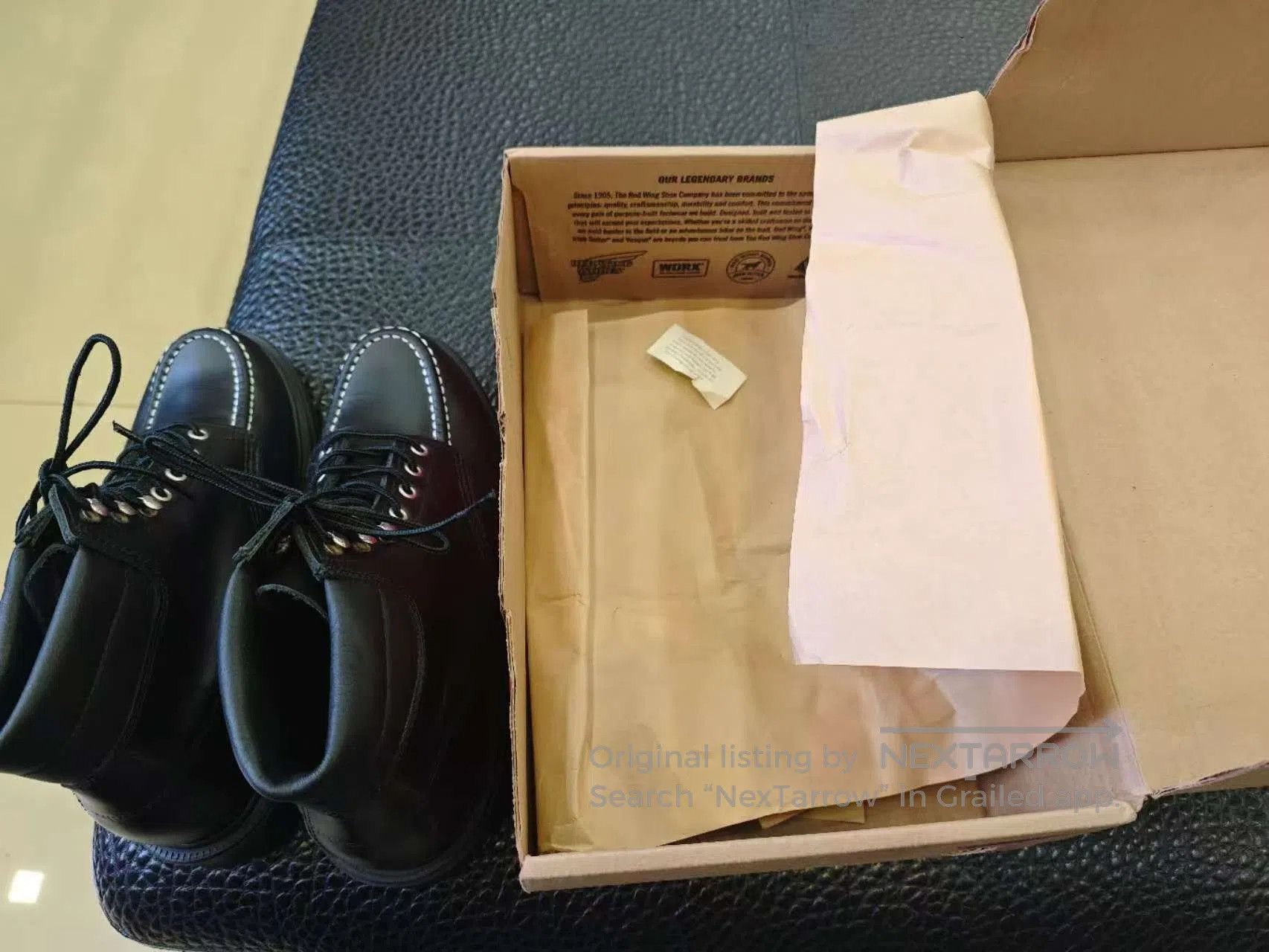 Red Wing Red Wing 8133 Black Work Boot. Size US 9.5 / EU 42-43 - 8 Thumbnail