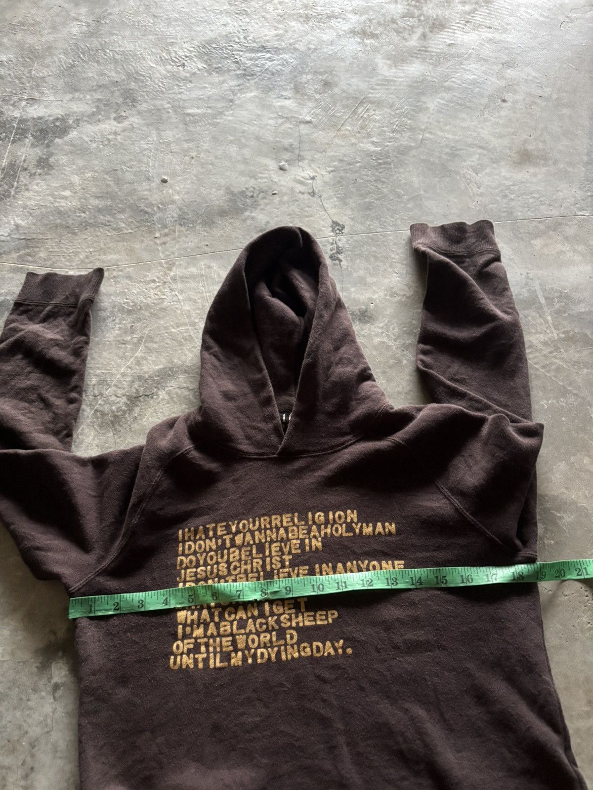 Hysteric Glamour 010290 THE NINE HEADS poem rebel hoodie undercover style Size US S / EU 44-46 / 1 - 10 Thumbnail