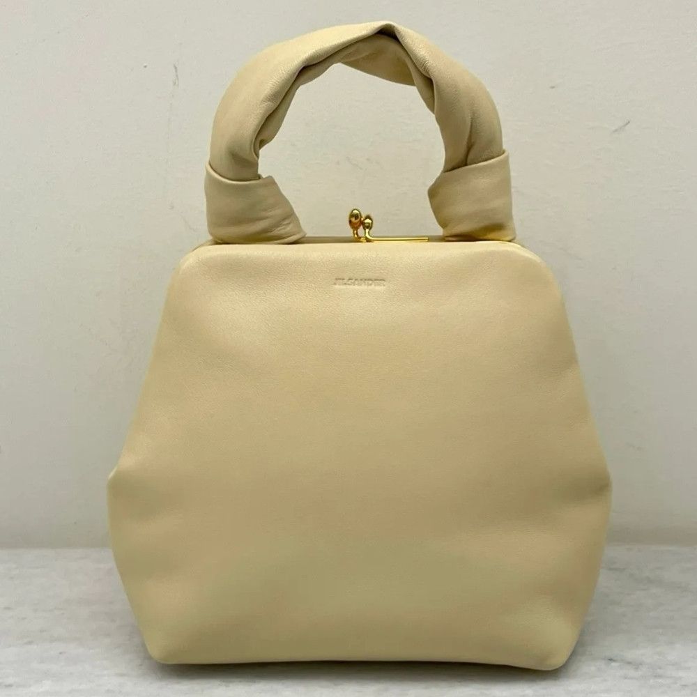 Jil Sander o1mt1gz0725 Size: OS / Medium Goji Bag in Beige Size ONE SIZE - 1 Thumbnail