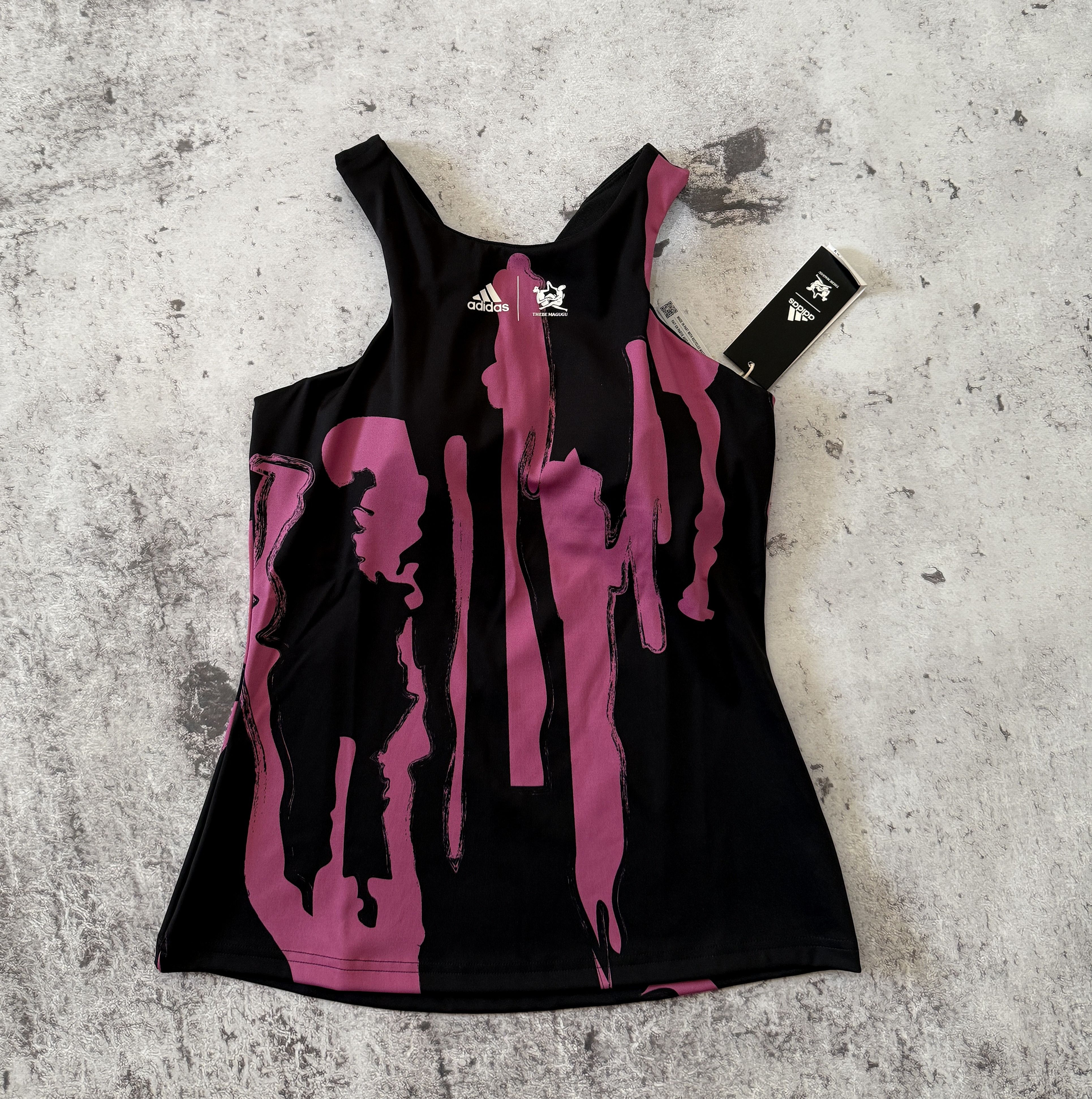 Adidas ADIDAS X THEBE MAGUGU TENNIS NEW YORK TANK TOP S HT4234 Size S / US 4 / IT 40 - 1 Thumbnail