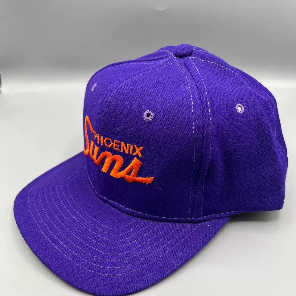 Sports Specialties × Vintage Phoenix Suns Hat Men Sports Specialties Snap Back 100% Wool Size ONE SIZE - 2 Thumbnail