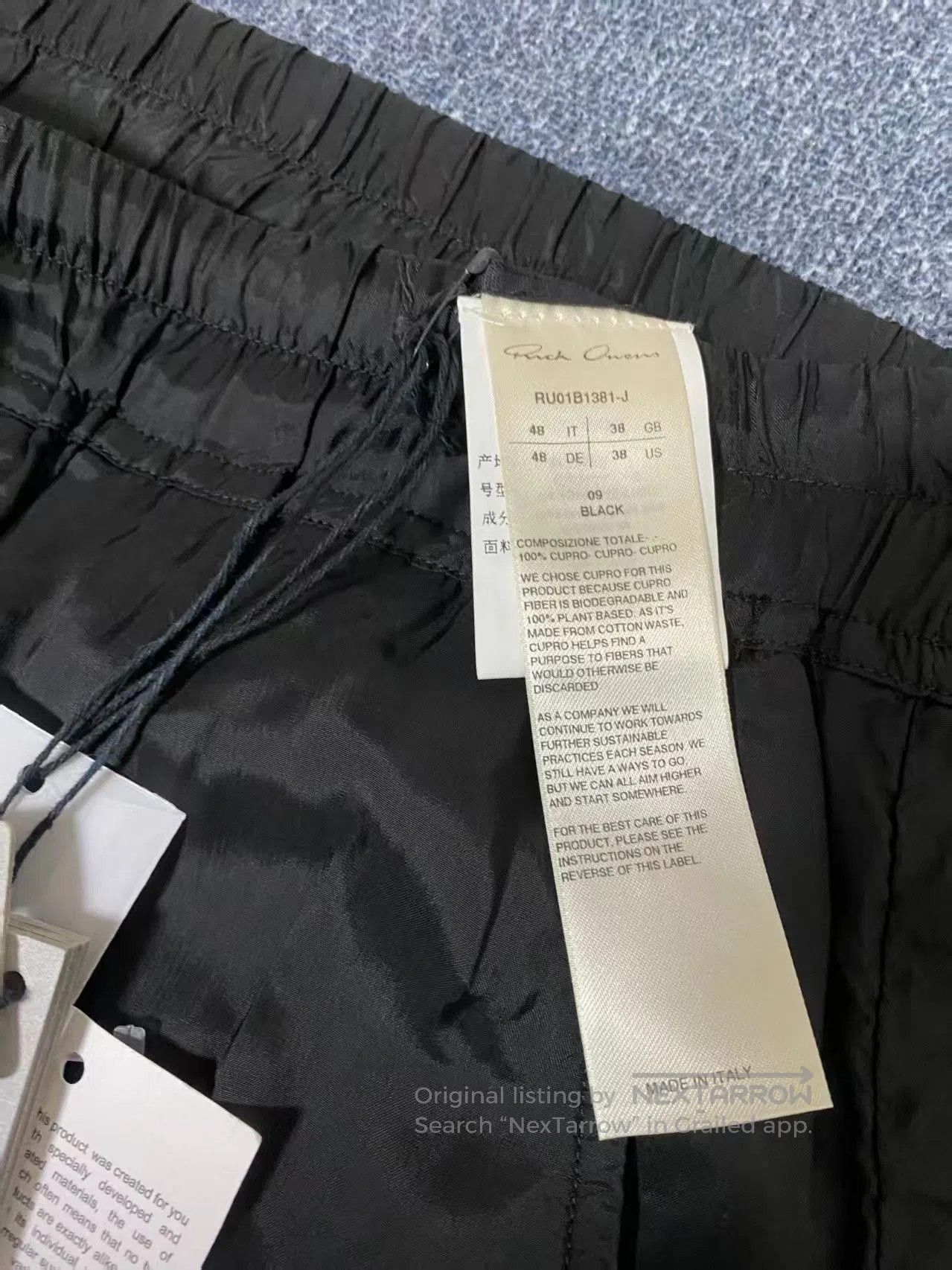 Rick Owens Rick Owens Drawstring Harem Casual Pants. Size US 32 / EU 48 - 4 Thumbnail