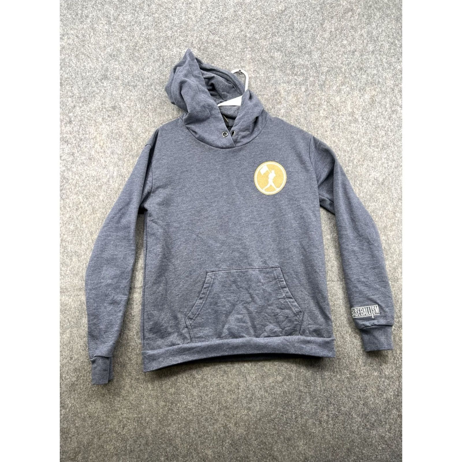 MLB Baseballism Women's MLB Style Pullover Hoodie Crew Neck Size M Blue Embroidered Logo Mom Quote Sports Baseball Hoodie Women Adults Size M / US 6-8 / IT 42-44 - 2 Thumbnail