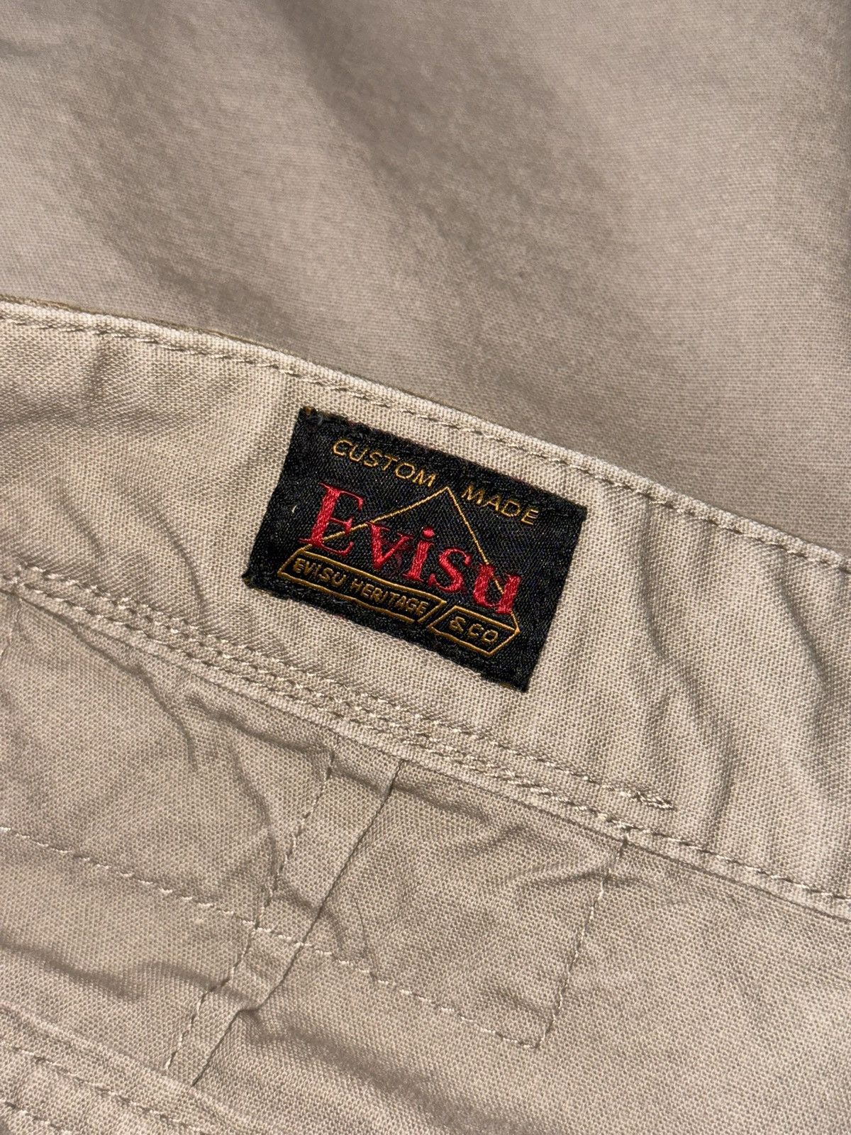 Evisu Evisu Cargo Half Corduroy Pants Size US 34 / EU 50 - 9 Thumbnail