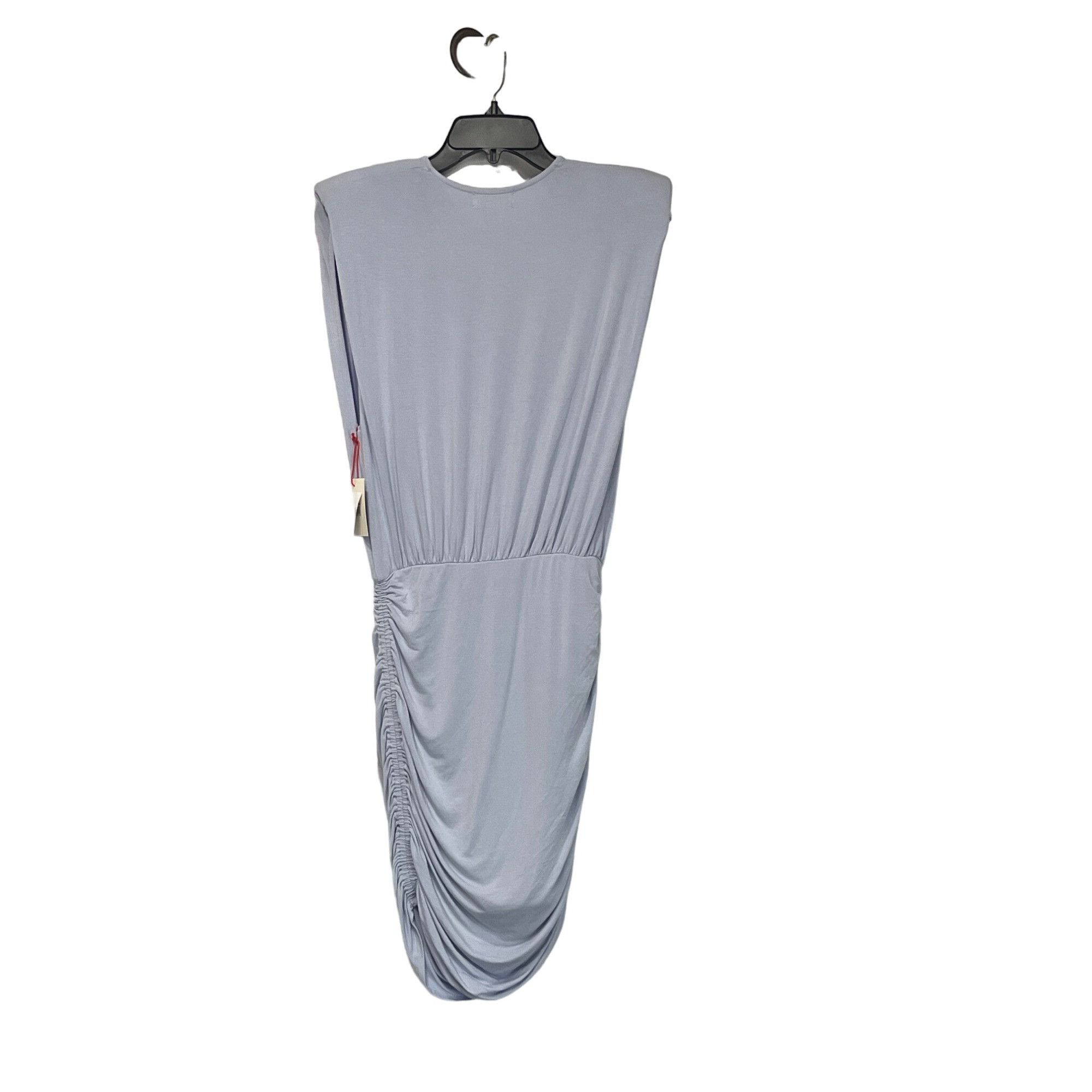 Other Open Edit Strong Shoulder Body-con Minidress In Blue Feather Size XS / US 0-2 / IT 36-38 - 11 Thumbnail