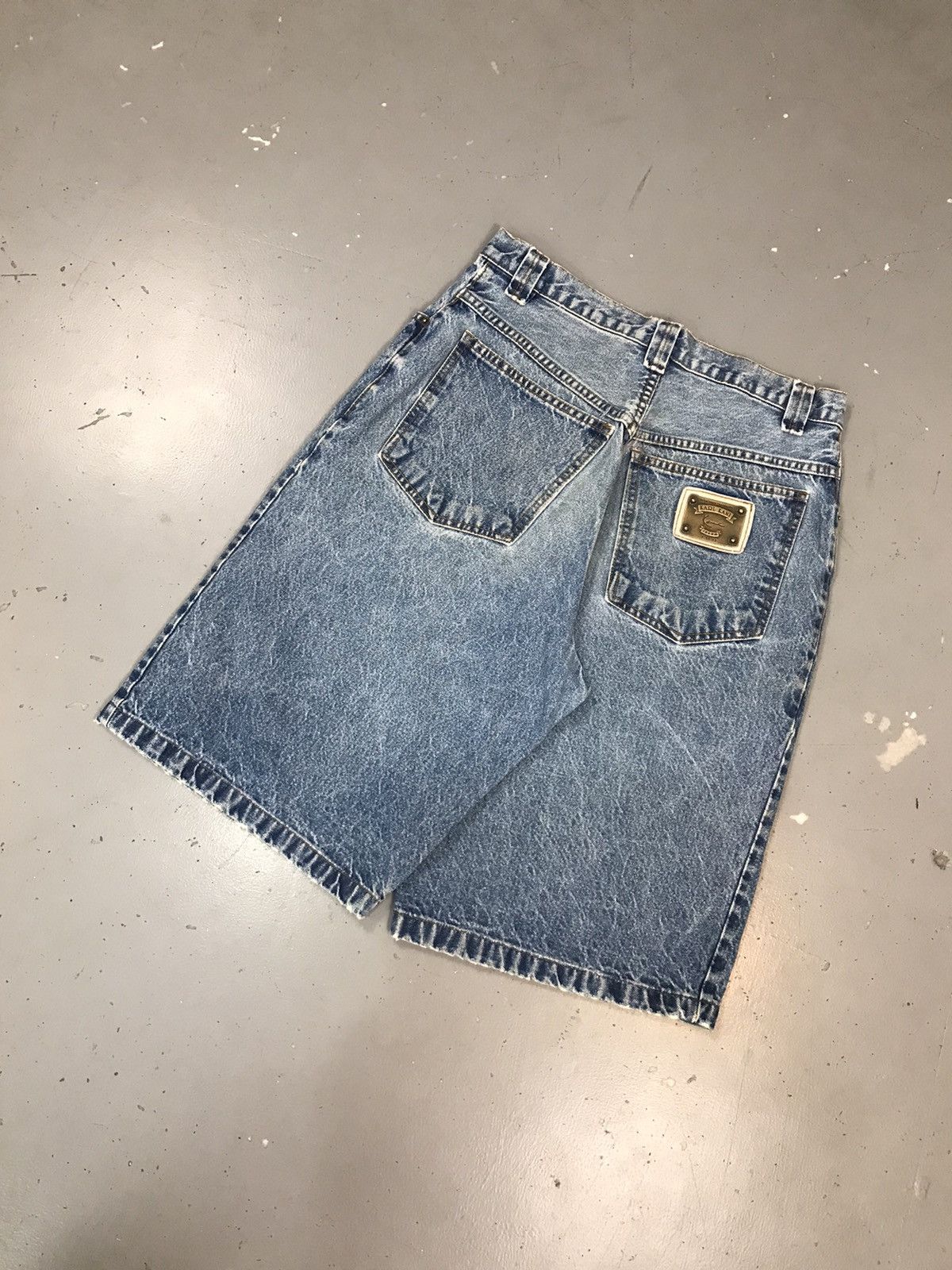 Karl Kani × Vintage Vintage Karl Kani logo patched skater denim jort Size US 30 / EU 46 - 6 Thumbnail