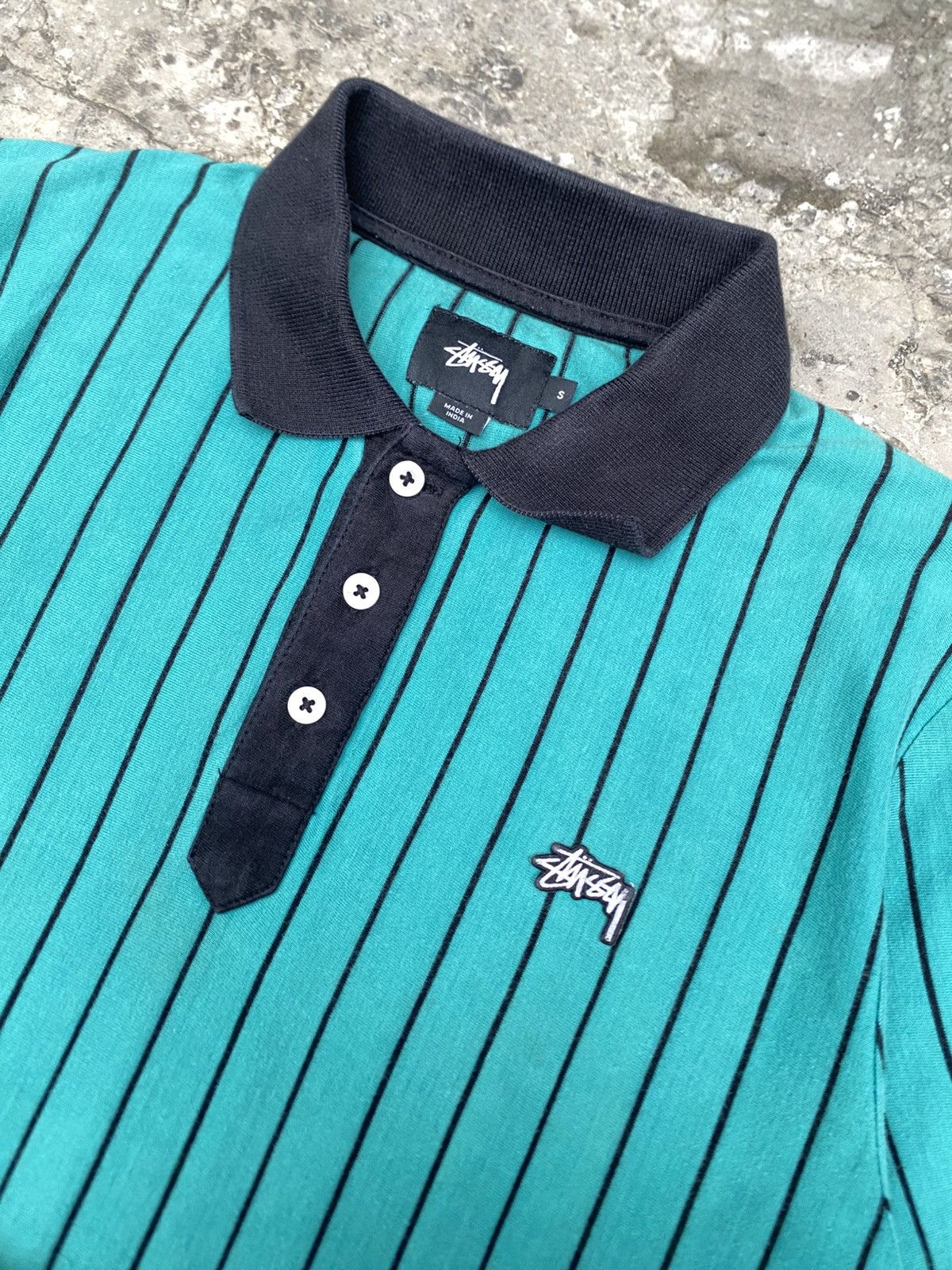 Stussy Stussy polo Shirt Striped Size US M / EU 48-50 / 2 - 4 Thumbnail