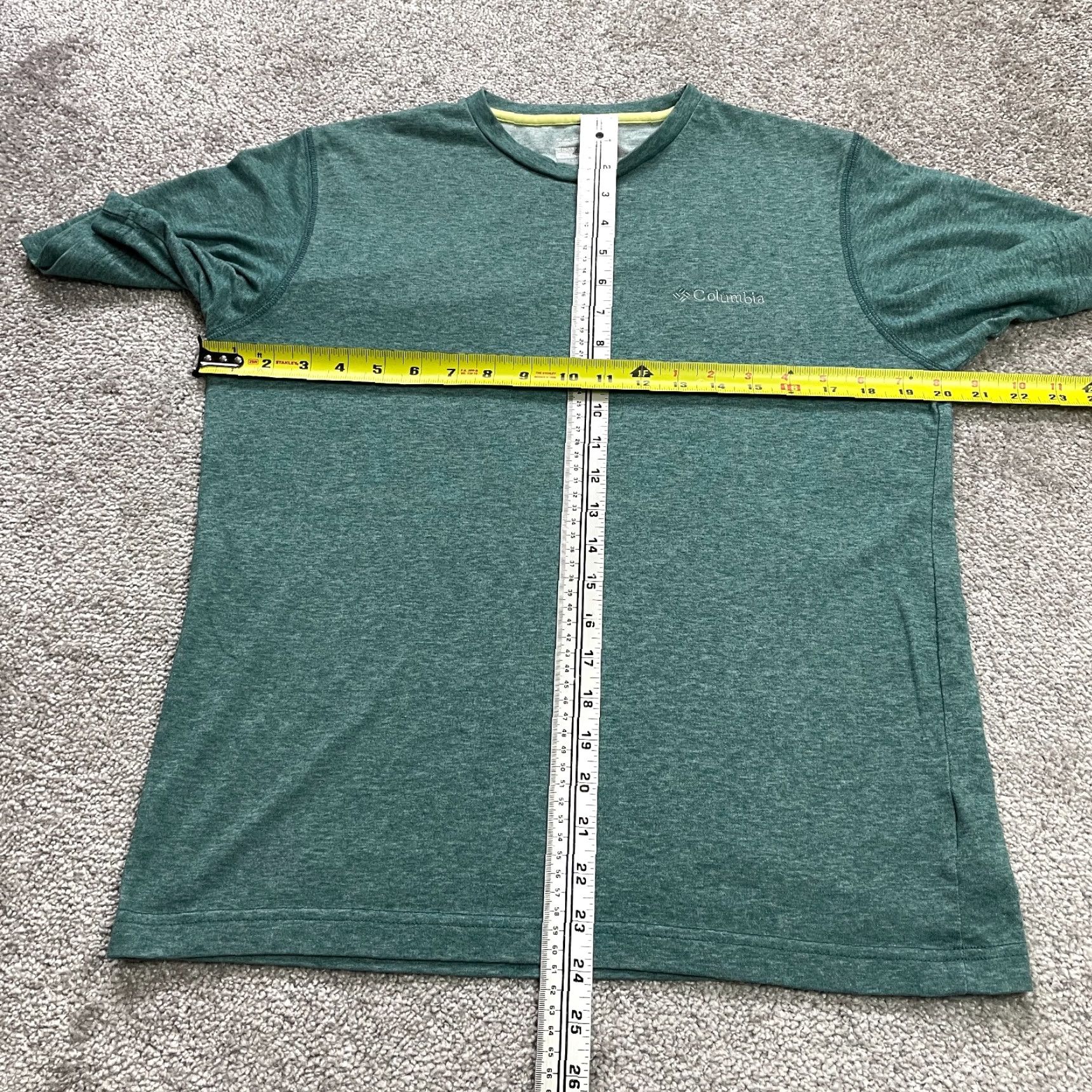 Vintage Columbia Omni Wick T-Shirt Mens Small Green Crew Neck Short Sleeve Casual Tee Size US S / EU 44-46 / 1 - 5 Thumbnail