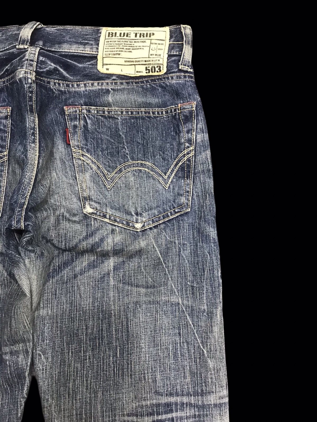 Edwin 💥ARCHIVAL💥EDWIN 503 ARTISANAL FADES REGULAR DENIM F320 Size US 33 - 10 Thumbnail