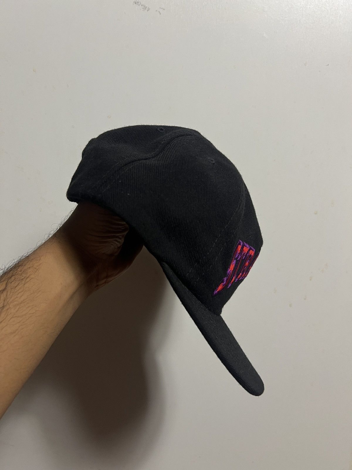 Stray Rats Stray Rats Two Tone College Arch Hat Black Red Size ONE SIZE - 2 Thumbnail