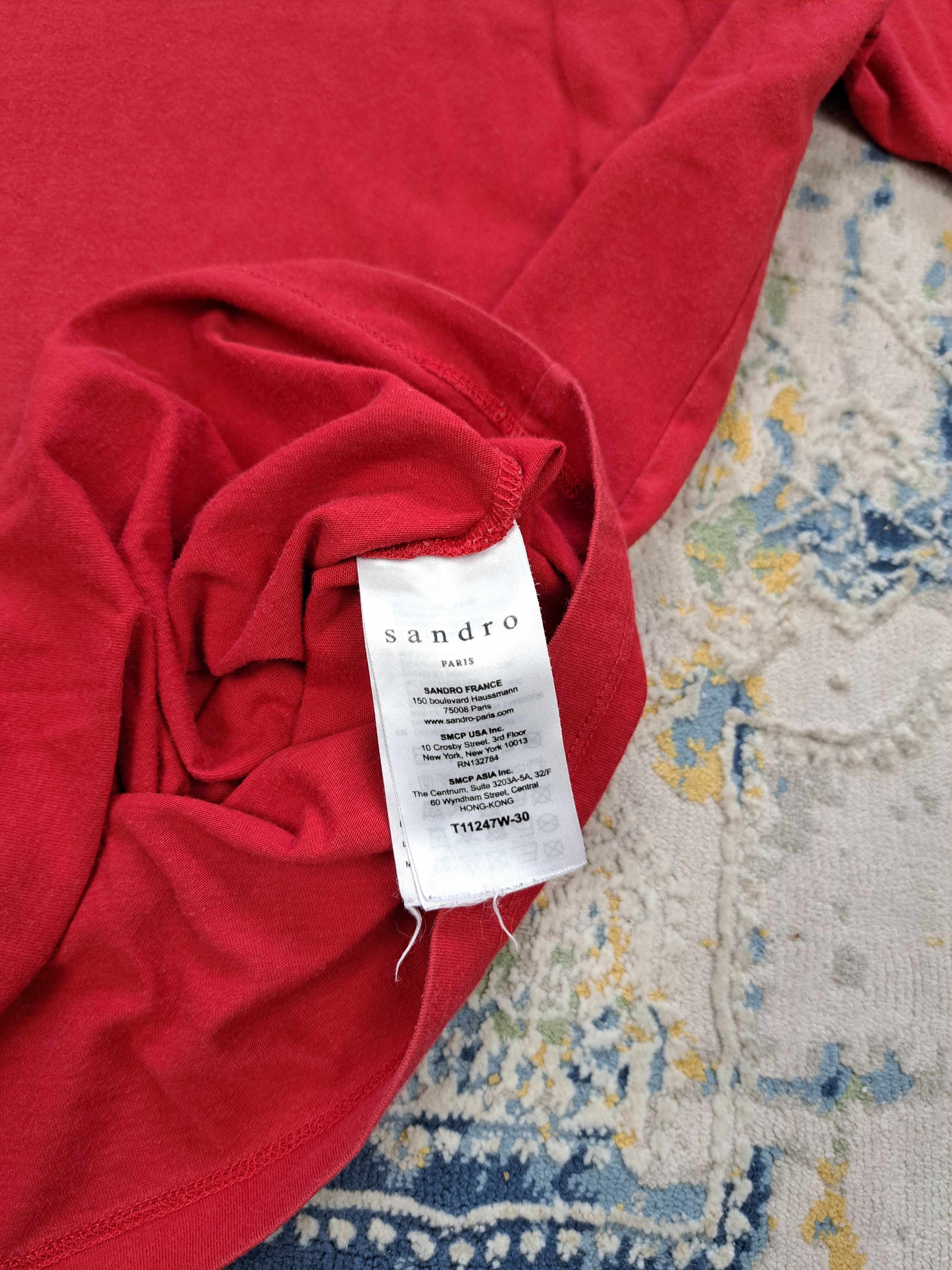 Sandro Sandro Paris Tee Disorder Like Joy Division High End Luxury Size US M / EU 48-50 / 2 - 5 Thumbnail