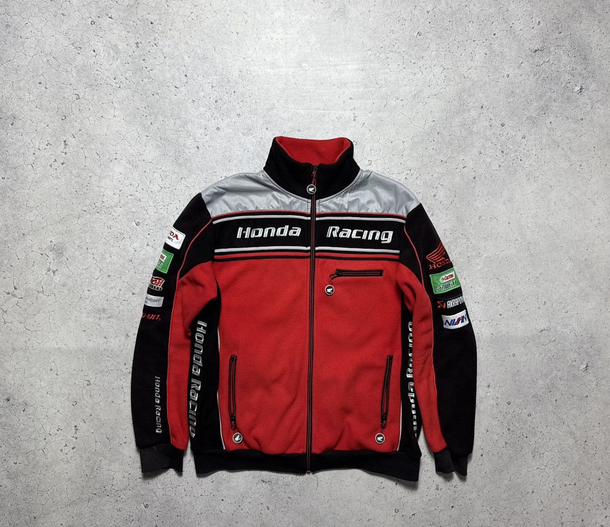 Honda Honda Racing Full Zip Fleece Jacket Vintage Size US XS / EU 42 / 0 - 1 Thumbnail