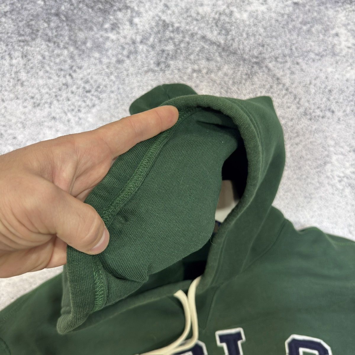 Polo Ralph Lauren Polo Ralph Lauren Green Cotton-Blend-Fleece Hoodie L size Size US L / EU 52-54 / 3 - 7 Thumbnail