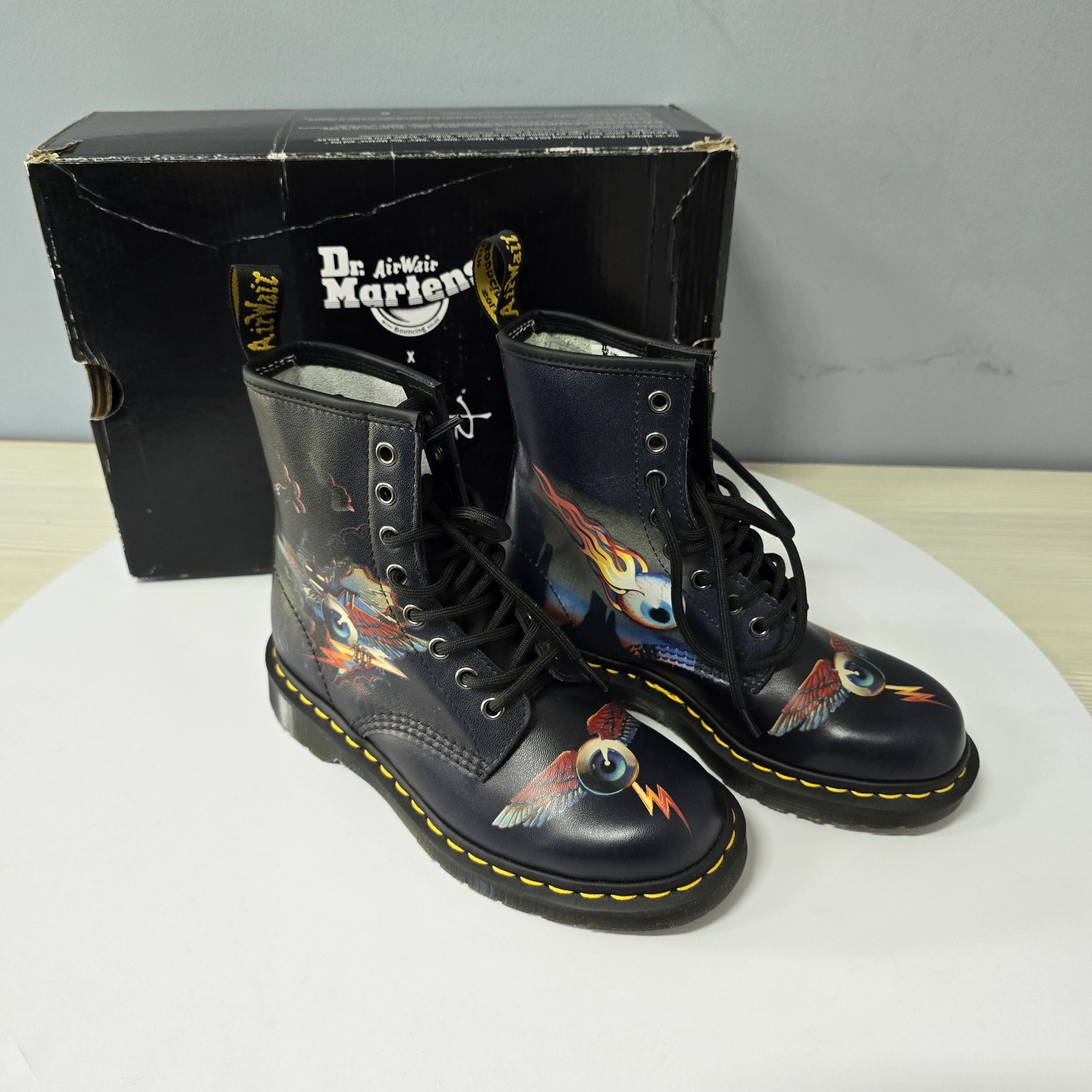 Dr. Martens Dr Martens 1460 x Rick Griffin Size US 6 / IT 36 - 1 Thumbnail