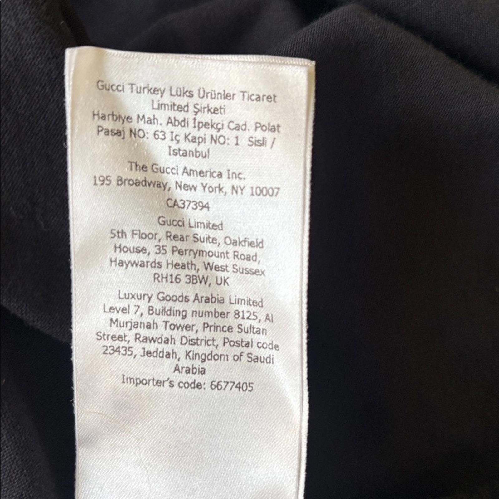 Gucci Gucci Made in Italy Blade Print T-Shirt Black 565806 XJAZY Size US S / EU 44-46 / 1 - 12 Thumbnail