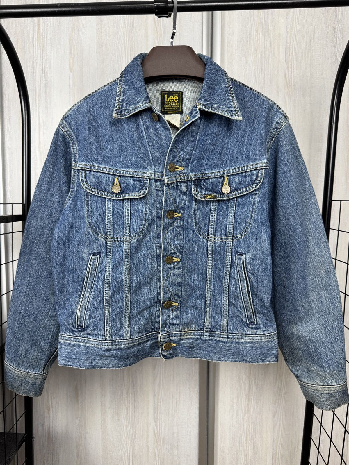 Lee LEE RIDERS EDWIN JAPAN COLAB DENIM TRUCKER JACKET SANFORIZED Size US M / EU 48-50 / 2 - 2 Thumbnail