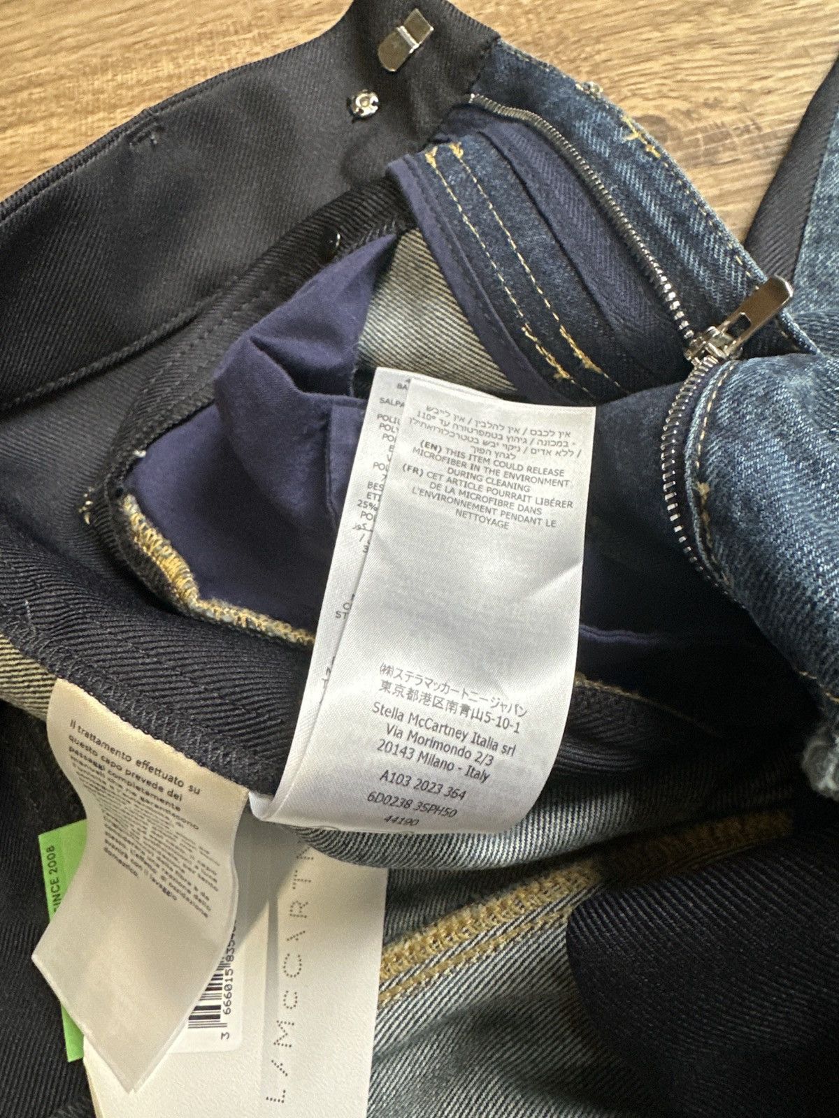 Stella McCartney $990 FW23 Runway Hybrid twill denim Size US 30 / EU 46 - 5 Thumbnail