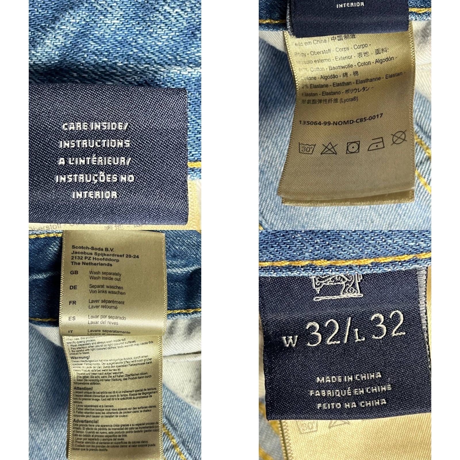 Scotch & Soda Scotch & Soda Jeans Men Distressed 32x32 Blue Regular Straight Pockets Vintage? No See Pics Size US 32 / EU 48 - 11 Thumbnail