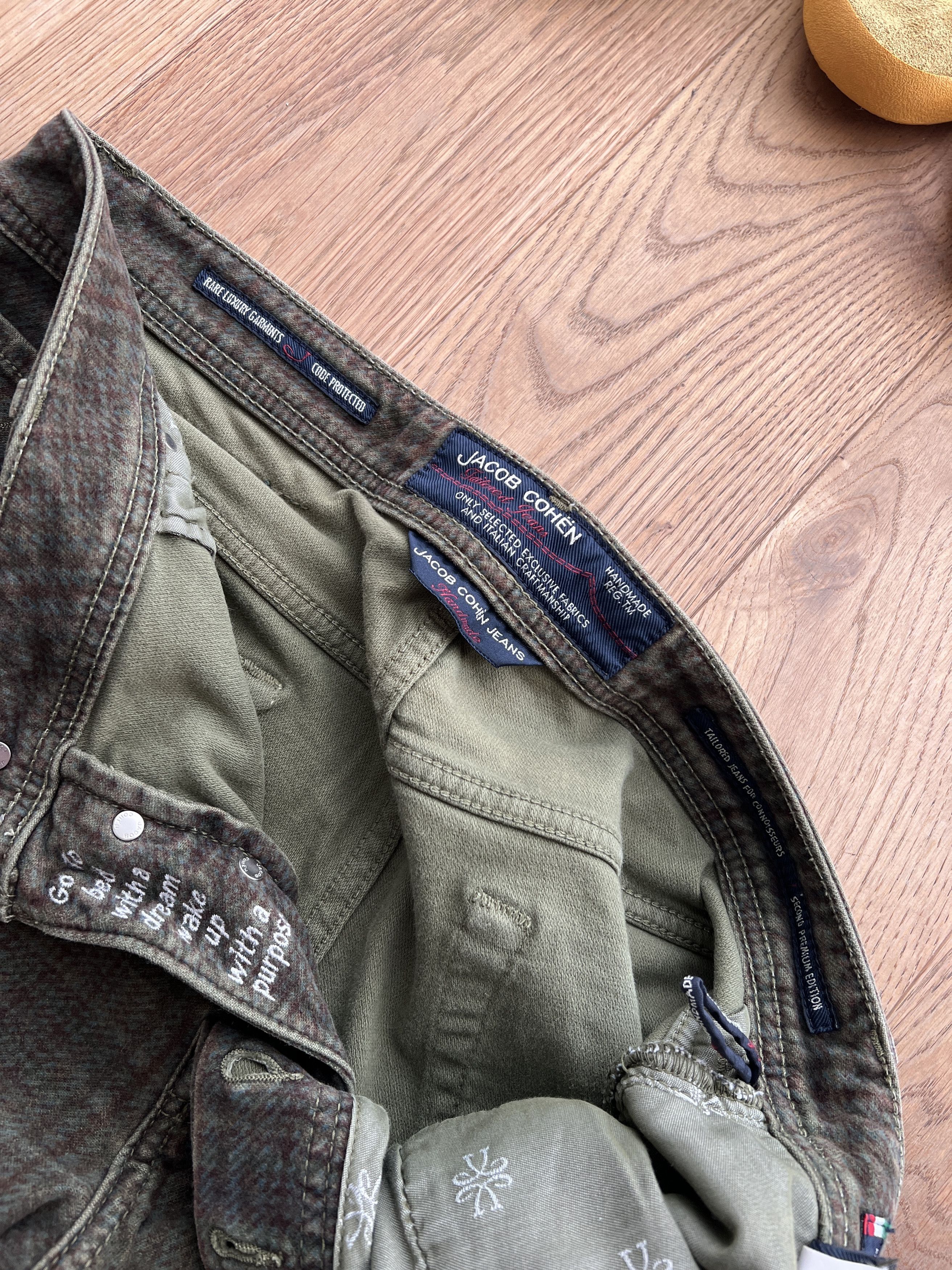 Jacob Cohen Jacob Cohën Handmade designer pants striped plaid checked Size US 35 - 18 Thumbnail