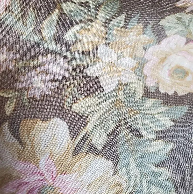 Burberry Burberry Floral A-Line Midi Skirt. Size 23" - 8 Thumbnail