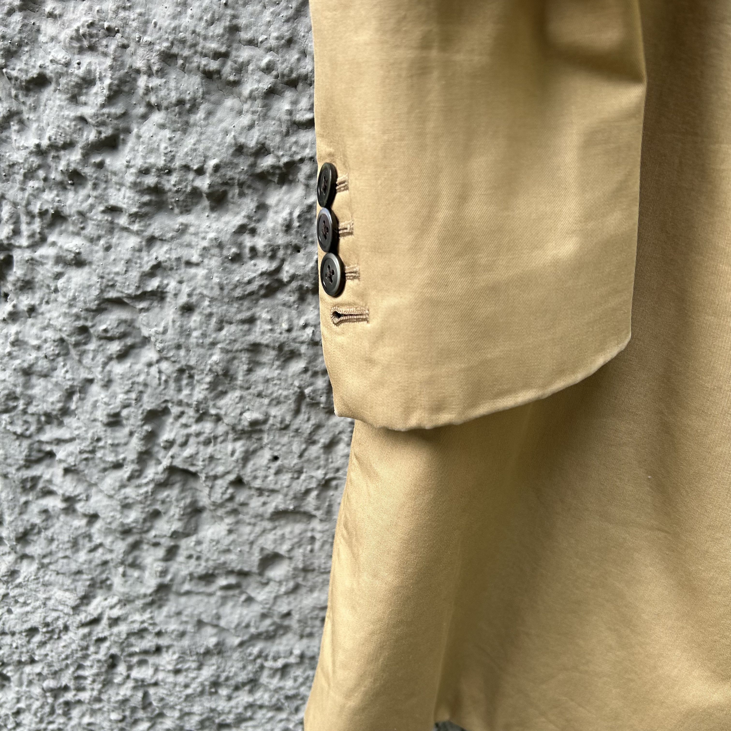 Thom Browne Thom Browne Beige Single-Breasted Bal Coat Overcoat Jacket Size US L / EU 52-54 / 3 - 5 Thumbnail