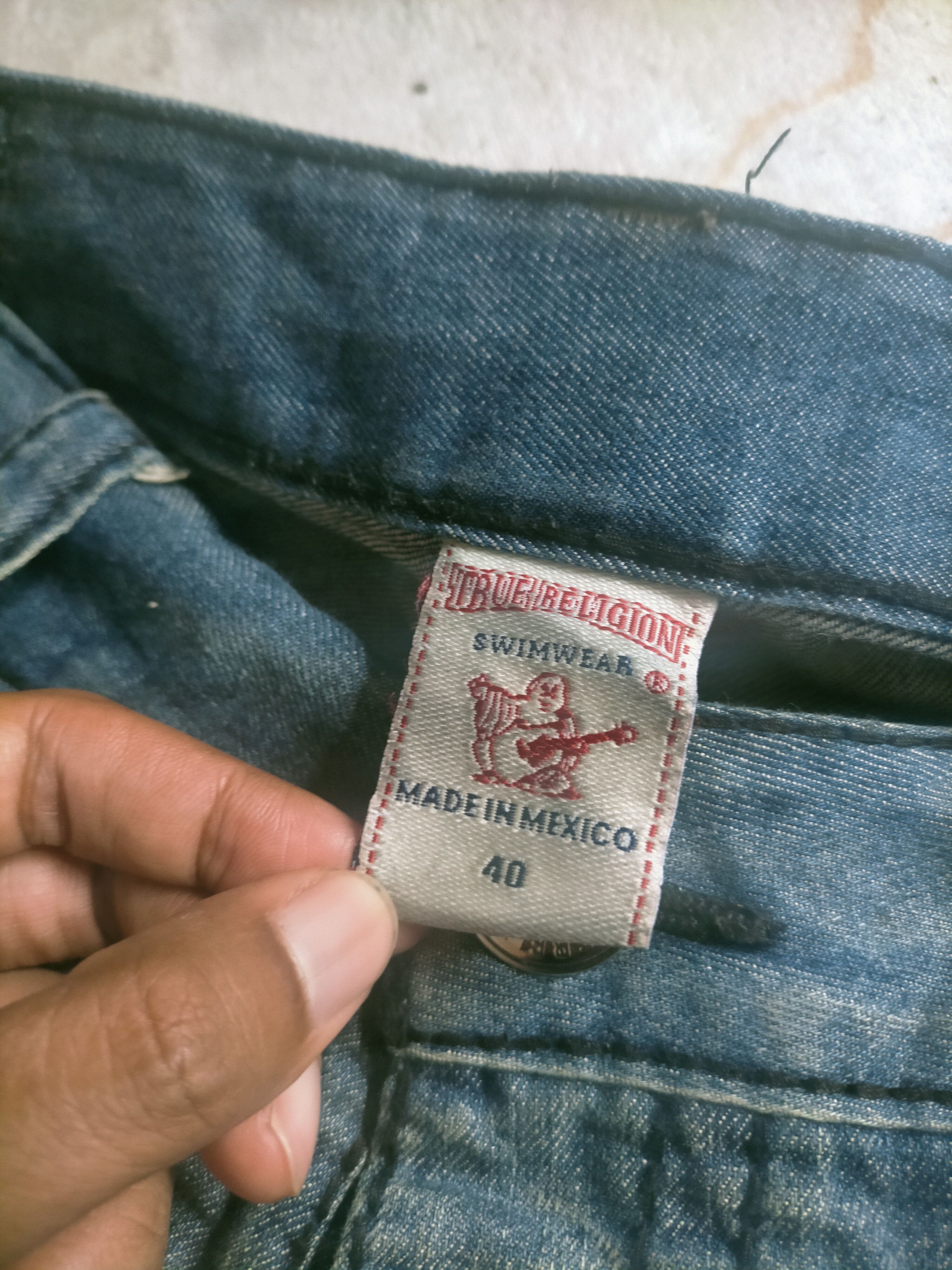 Evisu 🔥 Vintage True Religion Jorts Pants Size US 40 / EU 56 - 9 Thumbnail