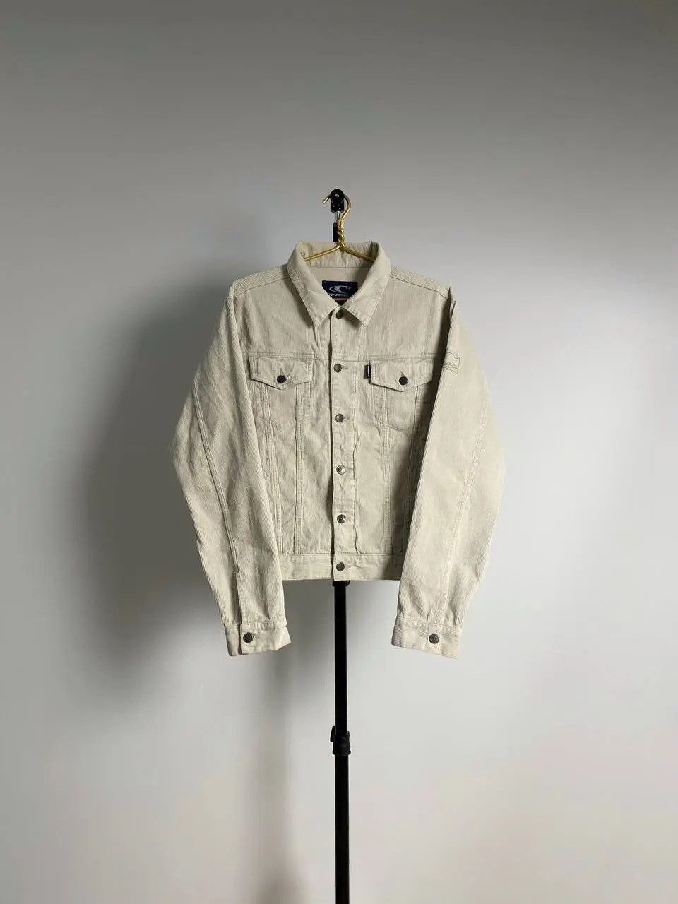 O'Neill × Vintage ONEILL VINTAGE 90s EMBROIDERED LOGO CORDUROY JACKET RARE Size US L / EU 52-54 / 3 - 1 Thumbnail