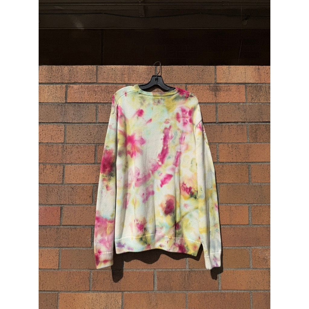 Chaps × Vintage Y2K Chaps Hand Dyed Vintage Tie Dye Crewneck Sweater Crest Size US XXL / EU 58 / 5 - 5 Thumbnail