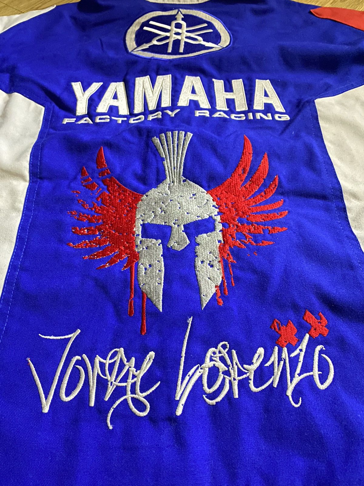 Sports Specialties × Vintage Vintage Yamaha Jorge Lorenzo Racing Shirt Size US L / EU 52-54 / 3 - 1 Thumbnail