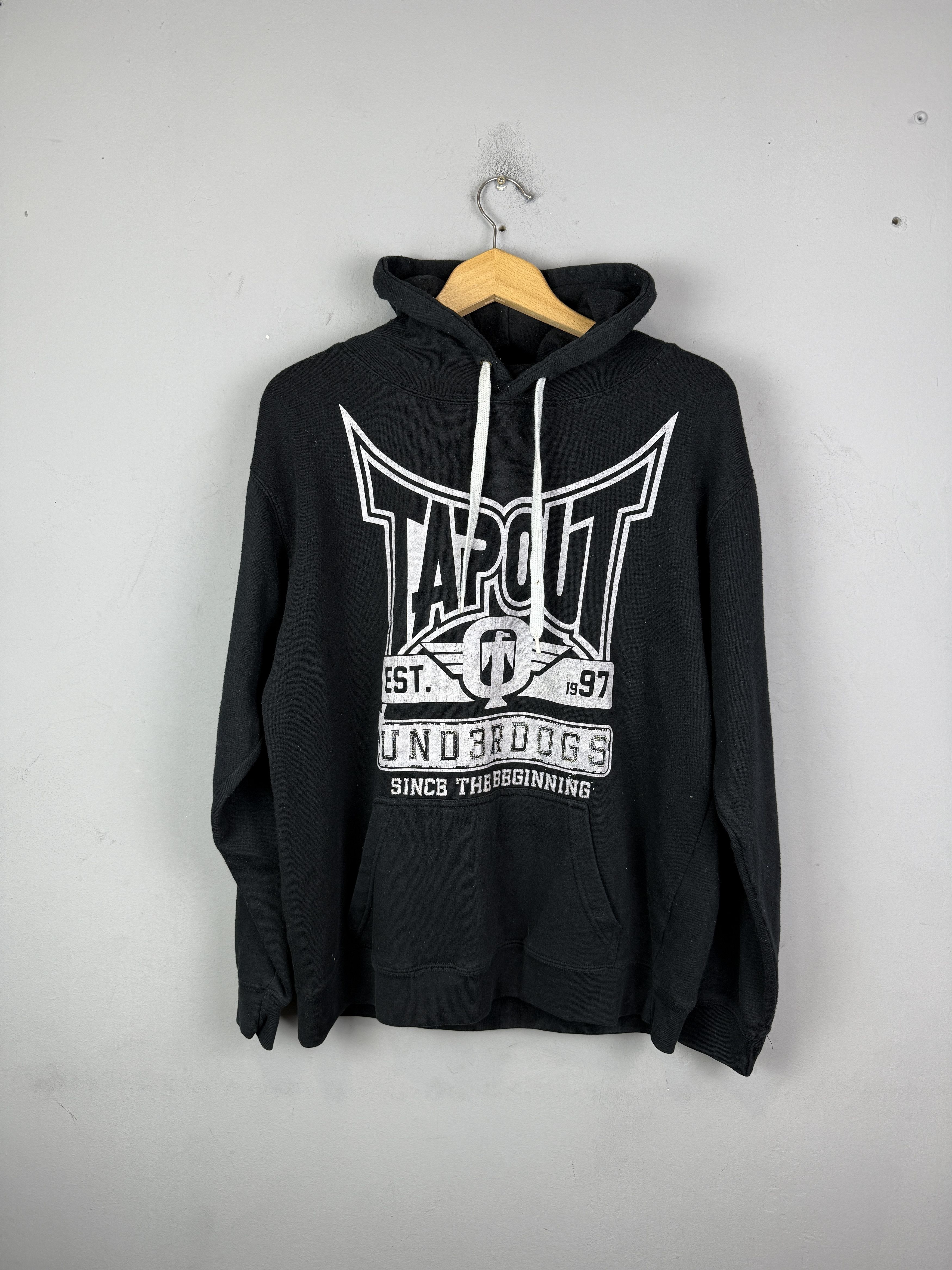 Affliction × Tapout Tapout Hoodie Sweatshirt UnderDogs Grunge Punk SK8 Black Size US XXL / EU 58 / 5 - 5 Thumbnail