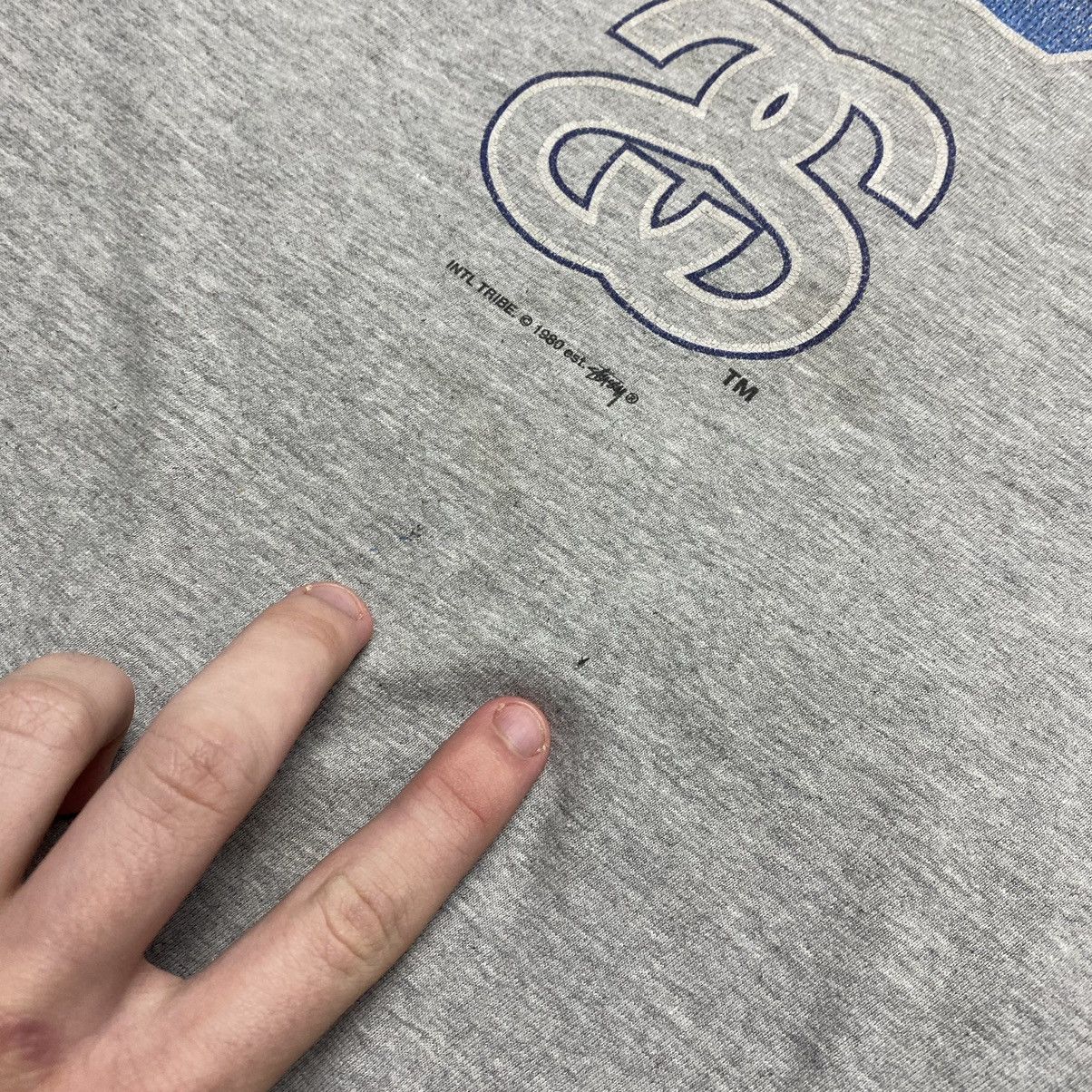 Stussy Vintage Stussy Big Logo Rare Japanese y2k tee Size US S / EU 44-46 / 1 - 12 Thumbnail