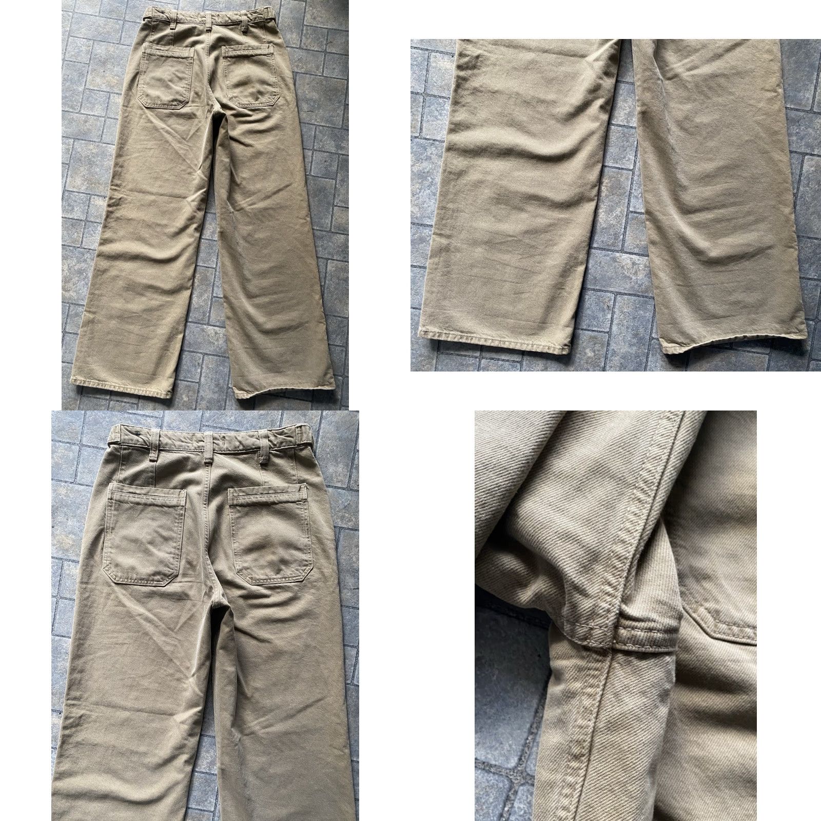 Vintage We The Free Palmer Jeans Pants Women’s Size 28 Brown Beige Regular Jeans Pants Womens 28 Brown Beige Size 28" / US 6 / IT 42 - 8 Thumbnail