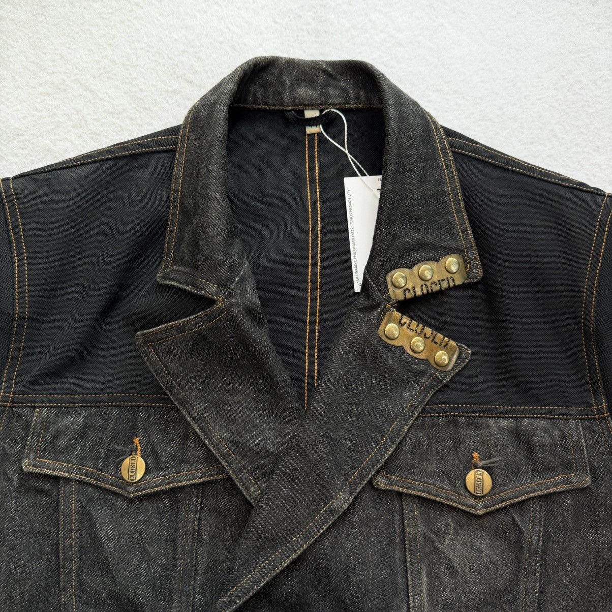 CLOSED 1980s CLOSED Marithe Francois Girbaud Denim Jacket Size M / US 6-8 / IT 42-44 - 3 Thumbnail