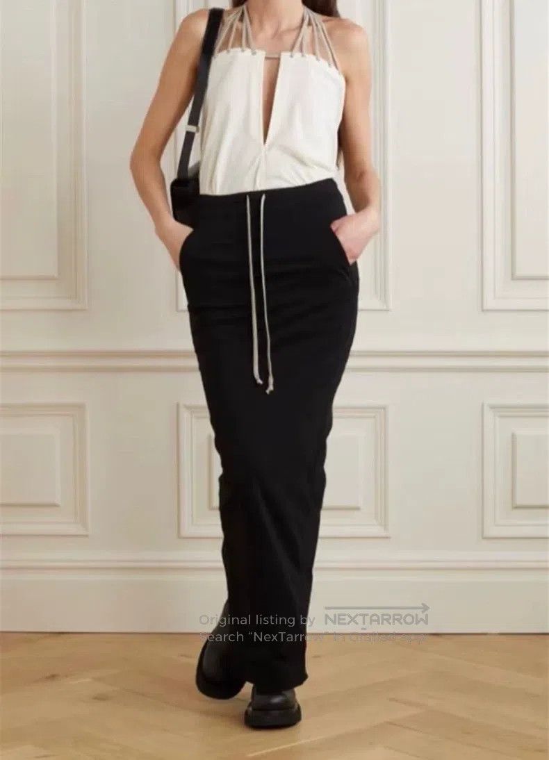 Rick Owens Rick Owens size s Drkshdw classic drawstring skirt Size 24" / US 00 / IT 34 - 2 Thumbnail