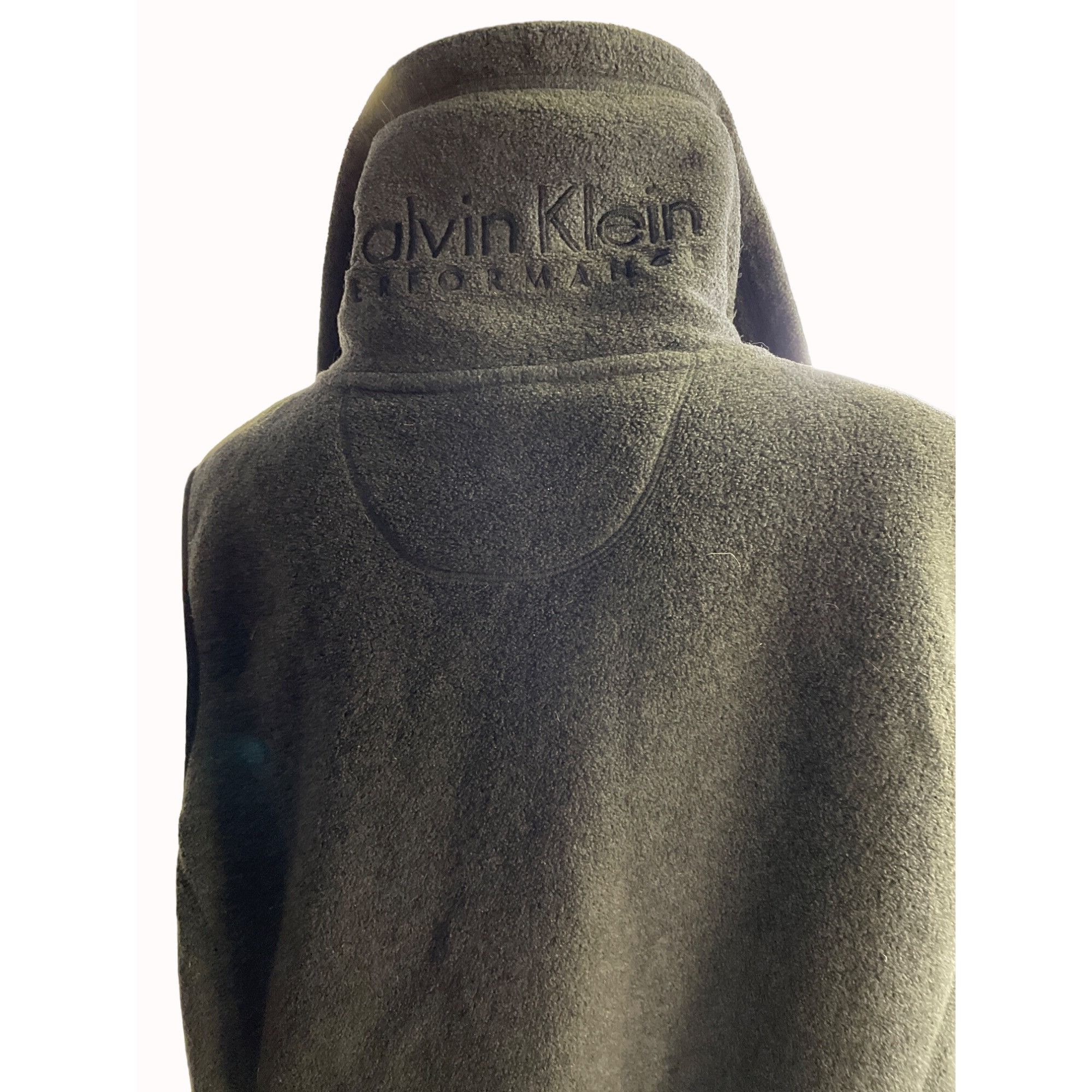 Calvin Klein Calvin Kliein Women's Gray Zipper Up Vest / Sweater Fleece S Size 3XL / US 20-22 - 6 Thumbnail