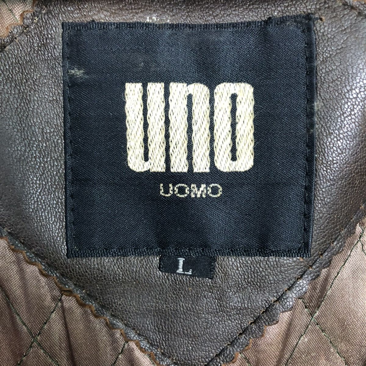Japanese Brand 🔥VINTAGE LEATHER JACKET BIKER UNO UOMO ISSEY MIYAKE Size US L / EU 52-54 / 3 - 20 Thumbnail