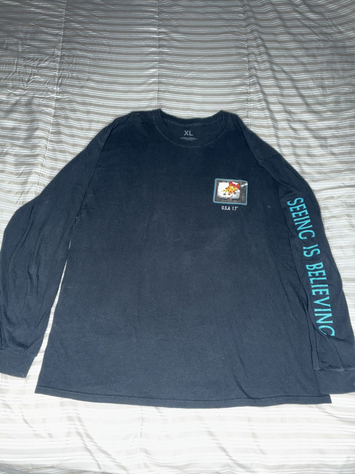 Travis Scott Travis Scott Seeing Is Believing Long Sleeve Tee Size US XL / EU 56 / 4 - 3 Thumbnail