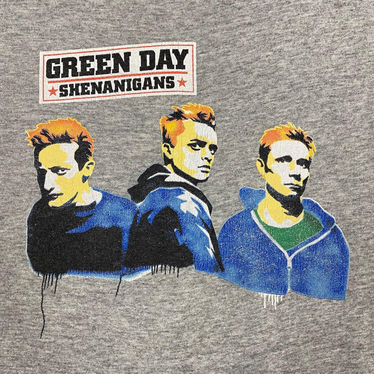 Band Tees × Vintage VINTAGE 00's GREEN DAY SHENANIGANS TEE Size US M / EU 48-50 / 2 - 3 Thumbnail