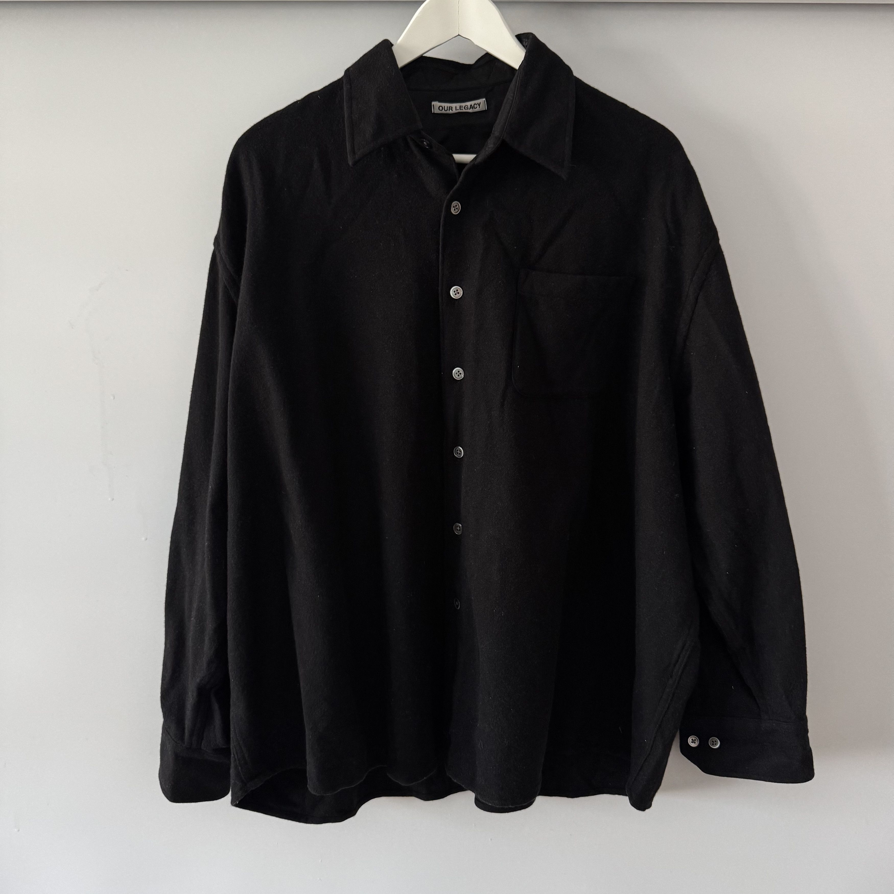 Our Legacy OUR LEGACY BORROWED SHIRT, Raspberry Parachute Poplin