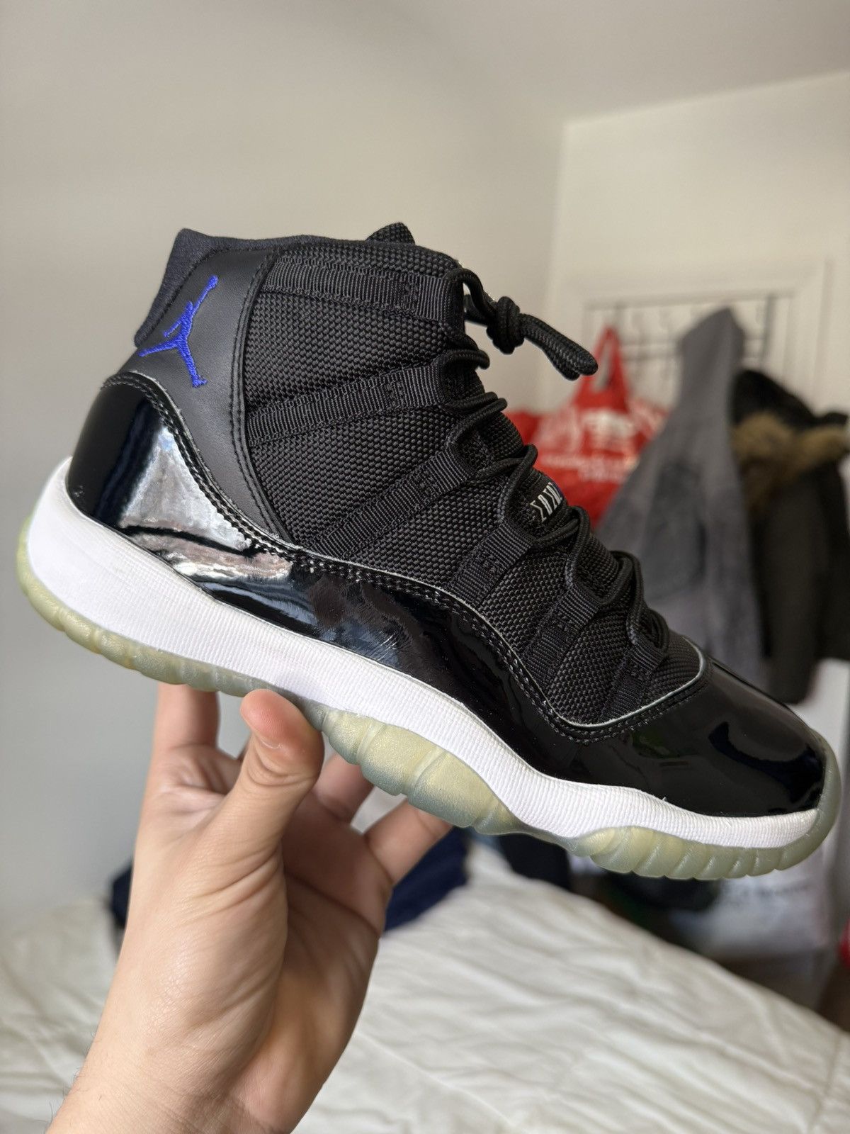 Jordan Brand Nike Air Jordan 11 Space jam BG Size US 5.5 / EU 38 - 1 Thumbnail