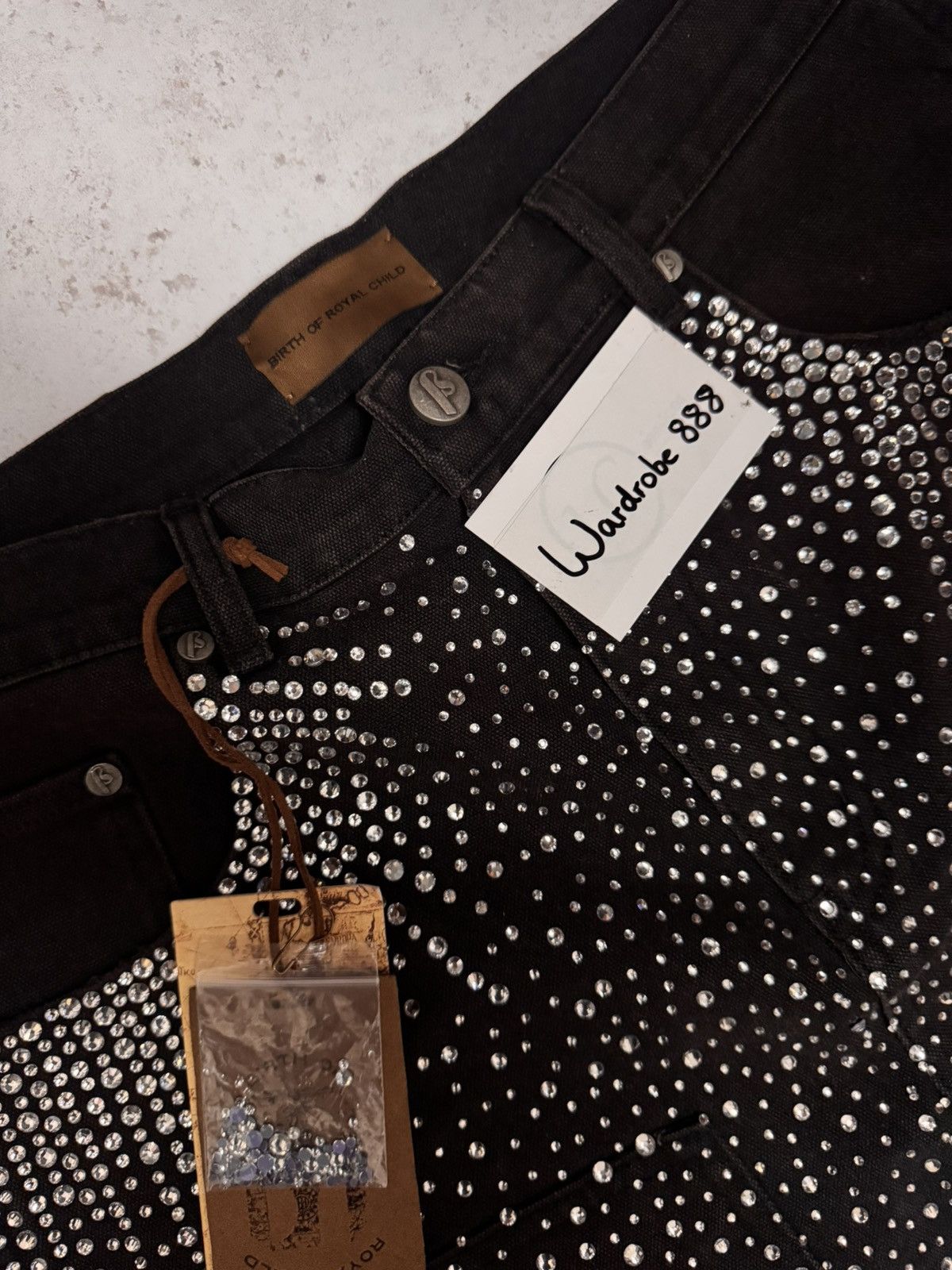 Birth Of  Child Diamond Jorts ブラック BIRTH OF ROYAL CHILD(バース・オブ・ロイヤル・チャイルド