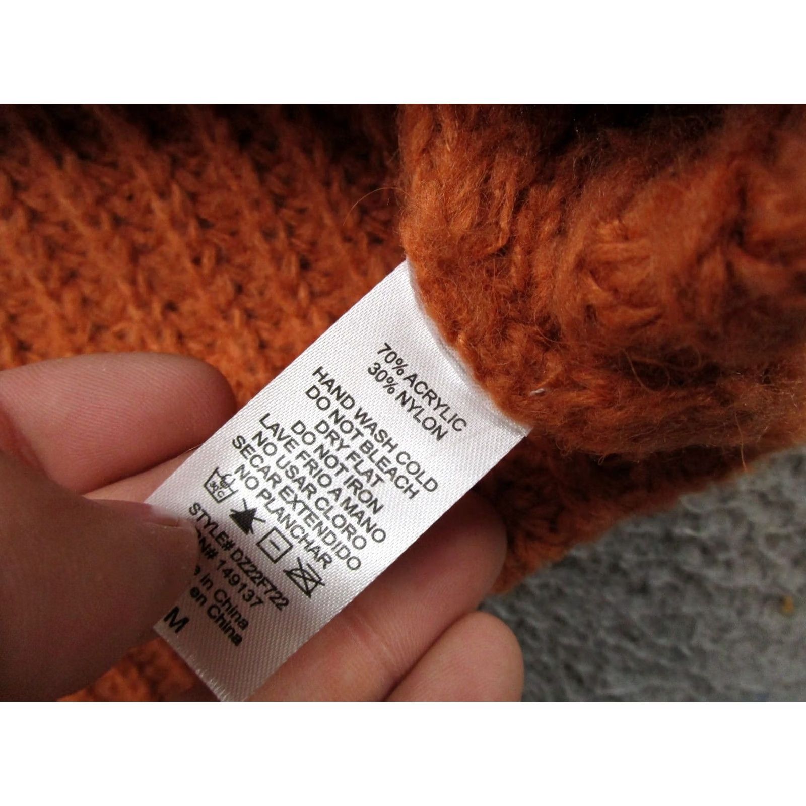 Doublet Double Zero Mystical Orange Knit Button Cardigan Sweater Size M Women Knit Button Orange M Cardigan Women 90s? Size M / US 6-8 / IT 42-44 - 3 Thumbnail