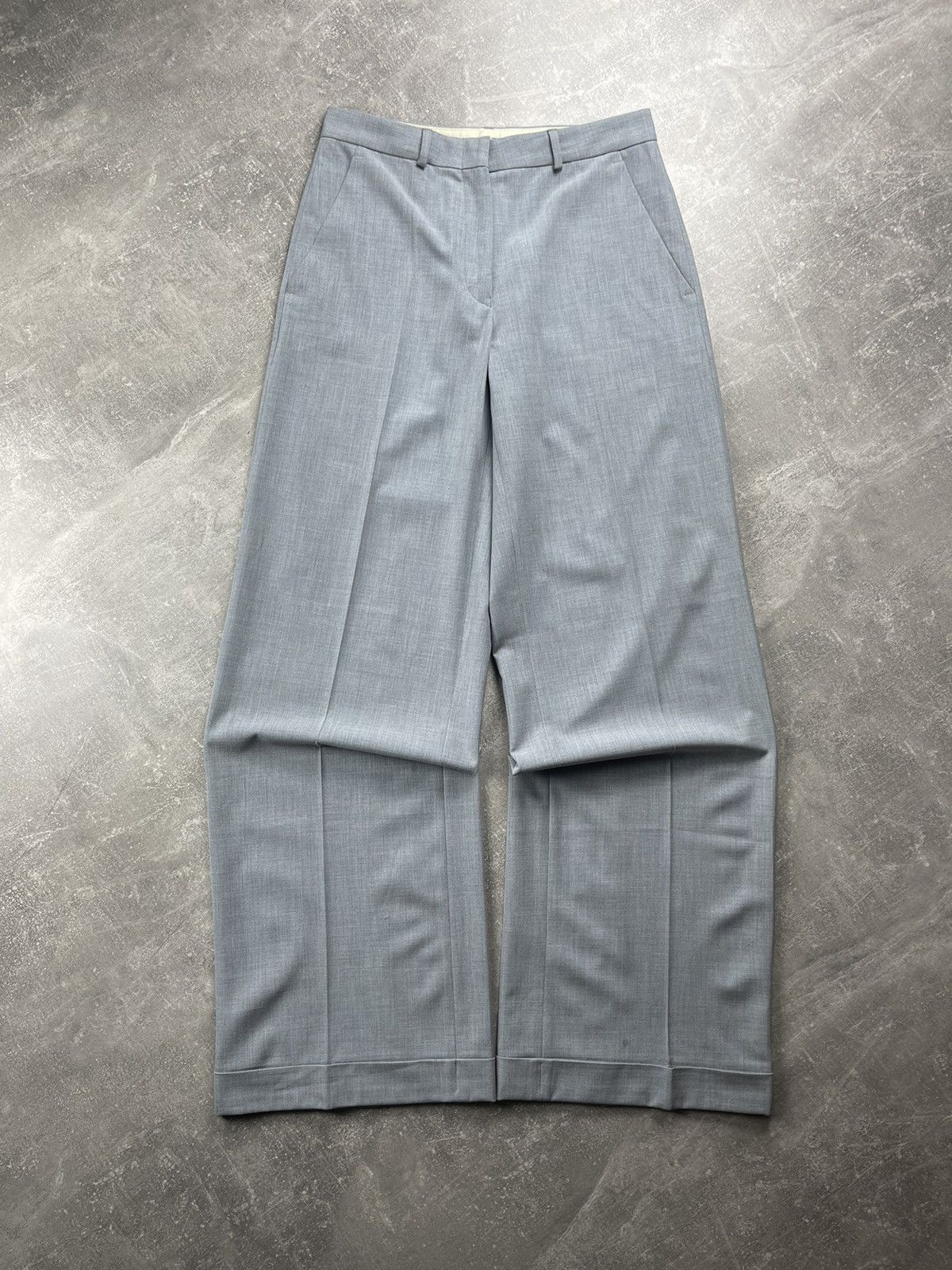 Marithe + Francois Girbaud Marithé + François Girbaud Tailored Wide Leg Trousers Size 28" / US 6 / IT 42 - 2 Thumbnail