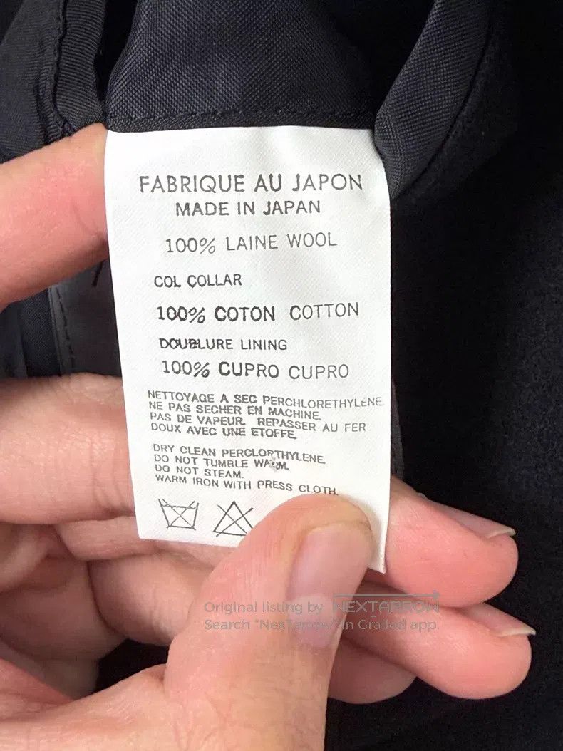 Yohji Yamamoto Yohji Yamamoto Collared blazer jacket Size US XL / EU 56 / 4 - 4 Thumbnail