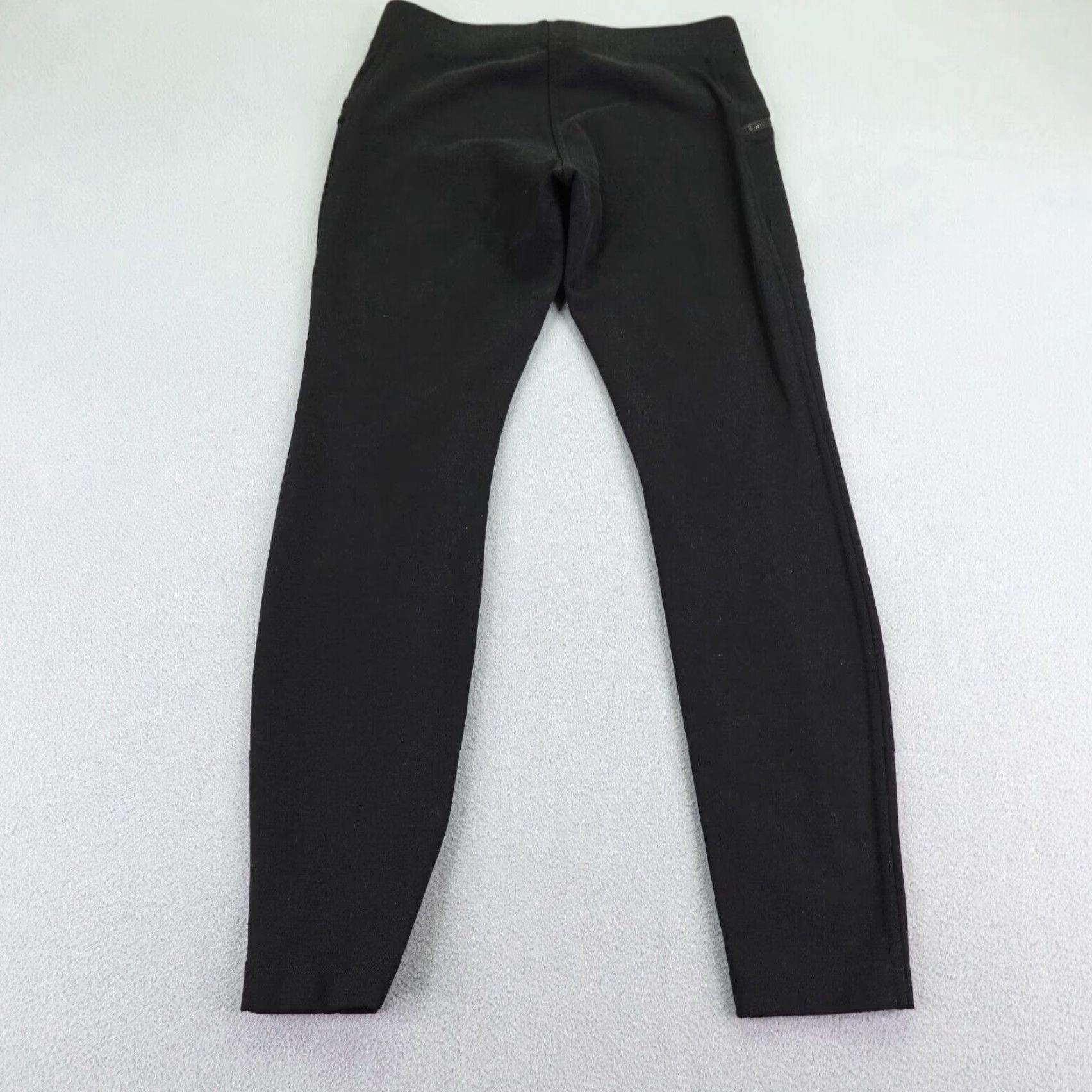 Vintage VINTAGE American Giant Women's Pants Size 6 Black Skinny Leggings Pockets Casual Size 28" / US 6 / IT 42 - 4 Thumbnail