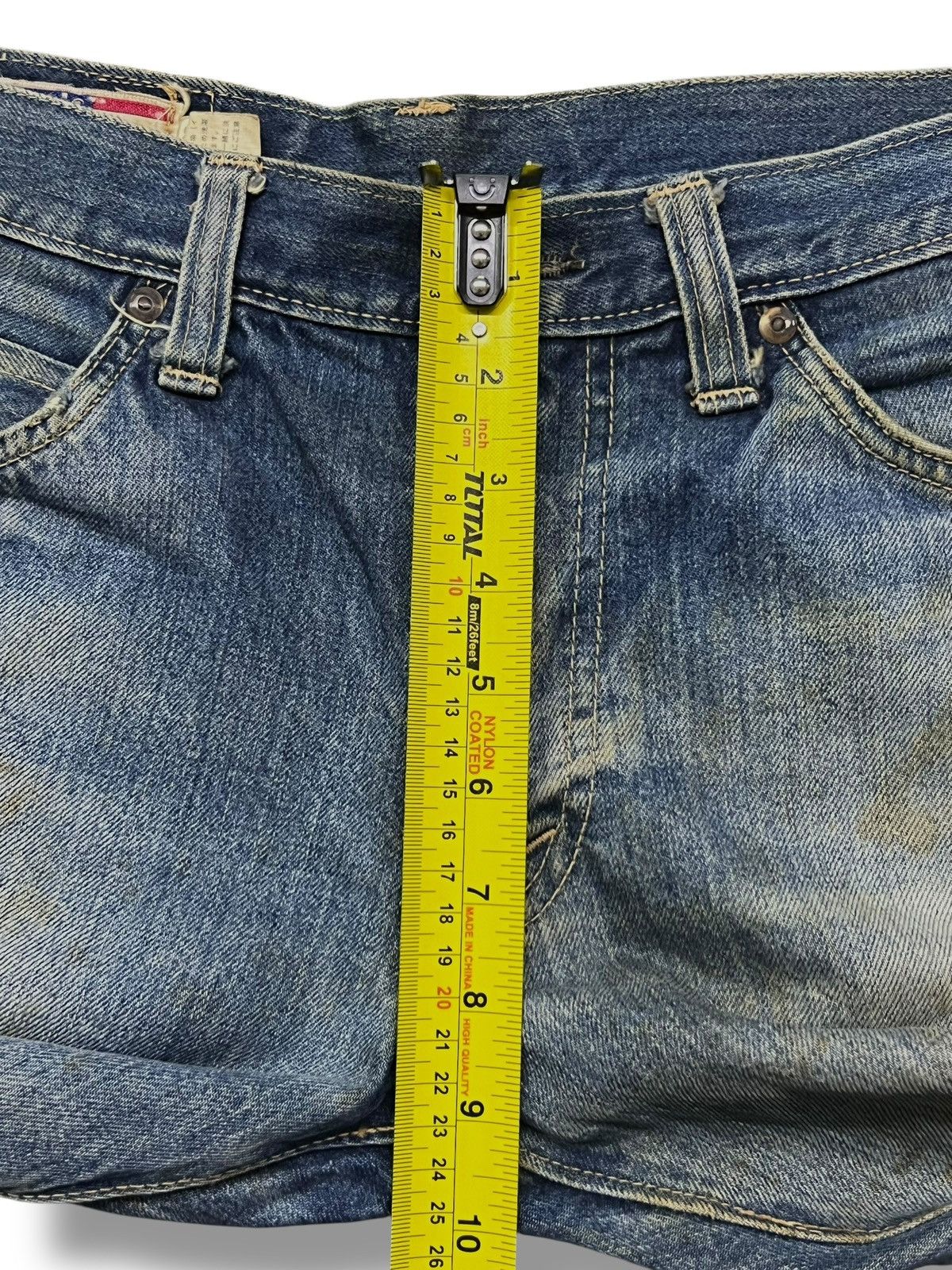 Japanese Brand Flared Vintage 80s Bobson Japan - Faded Mud Wash, Distressed Size US 29 - 17 Thumbnail