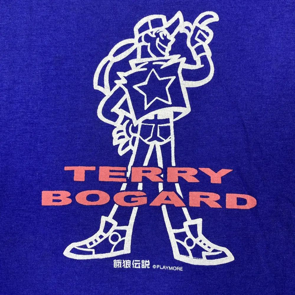 Japanese Brand Vintage 90's TERRY BOGARD Playmore Snk King Of Fighters Tee Size US L / EU 52-54 / 3 - 4 Thumbnail