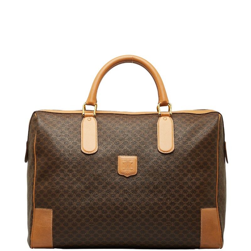 image of Celine Macadam Weekender Bag in Brown, Women's