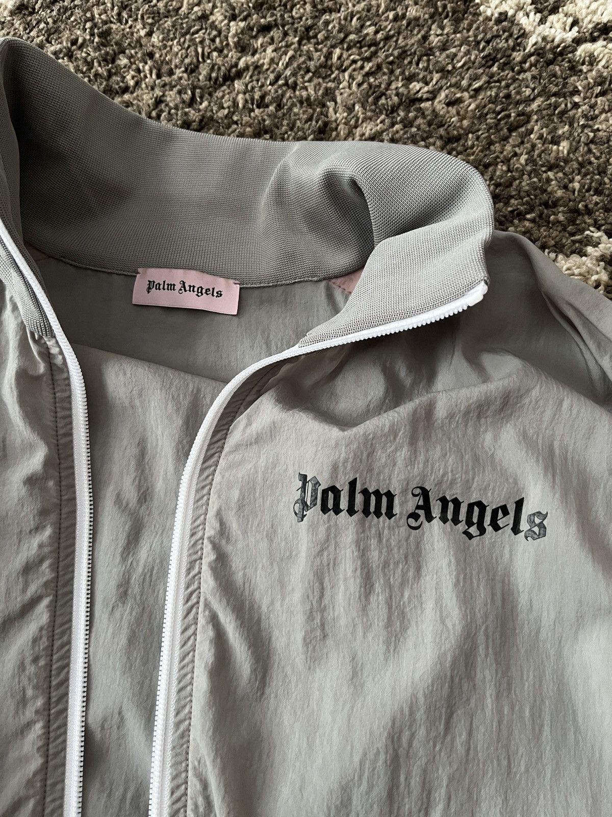 Palm Angels Palm Angels Grey and Orange Track Jacket Size US L / EU 52-54 / 3 - 2 Thumbnail